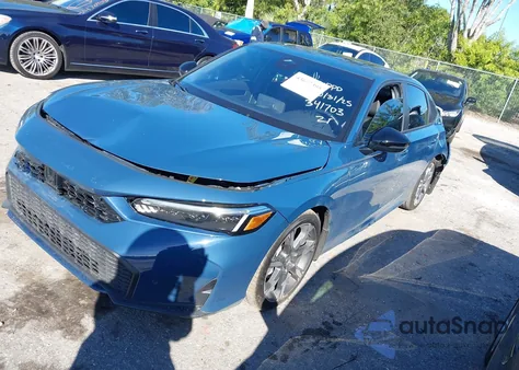 2025 Honda Civic Hybrid Sport/Sport Touring z USA, uszkodzony, nr VIN 2HGFE4F85SH341703